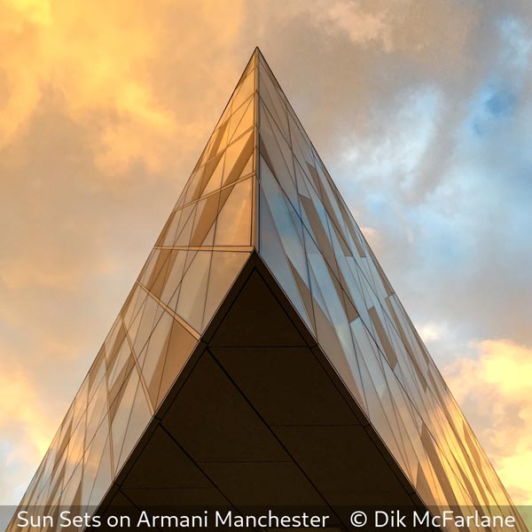 01 Dik McFarlane_Sun Sets on Armani Manchester