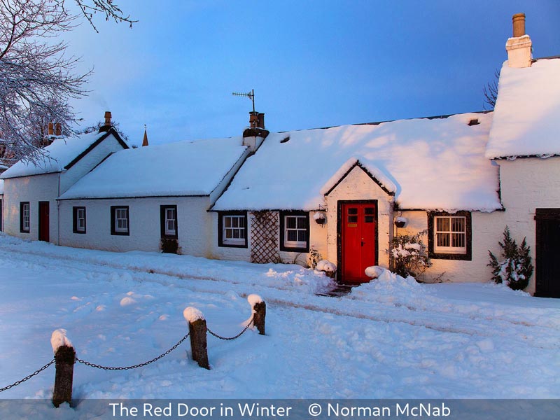 12 Norman McNab_The Red Door in Winter