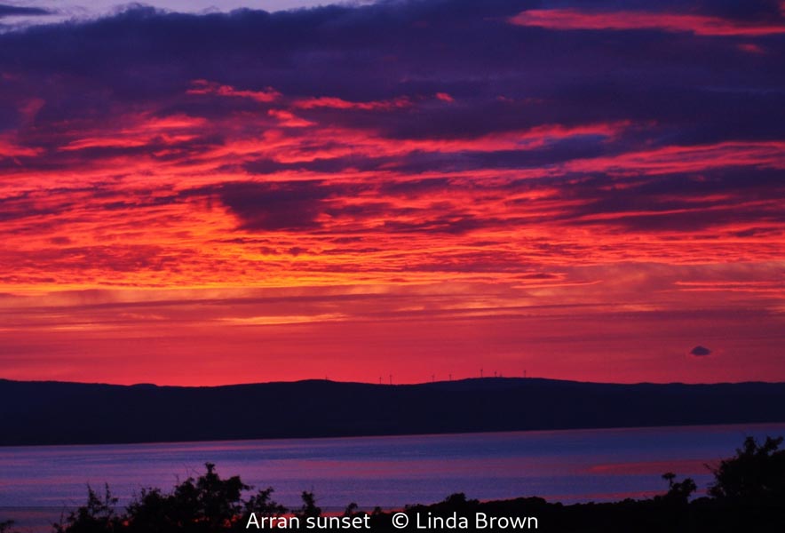 Linda Brown_Arran sunset_1