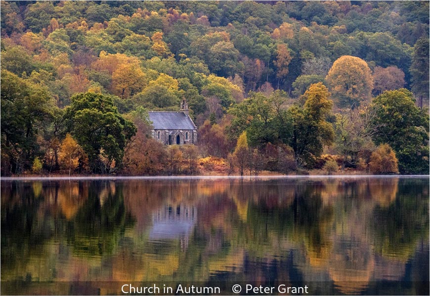 Peter Grant_Church in Autumn