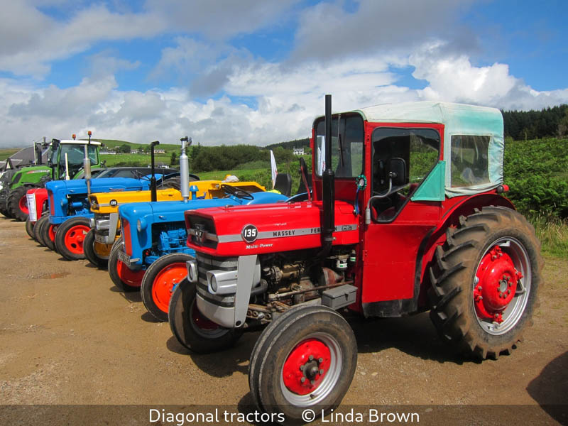 Linda Brown_Diagonal tractors