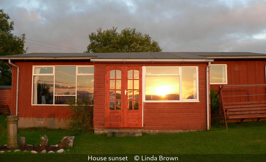 Linda Brown_House sunset
