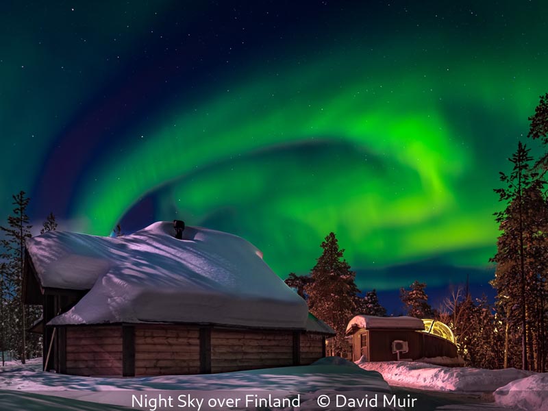 David Muir_Night Sky over Finland